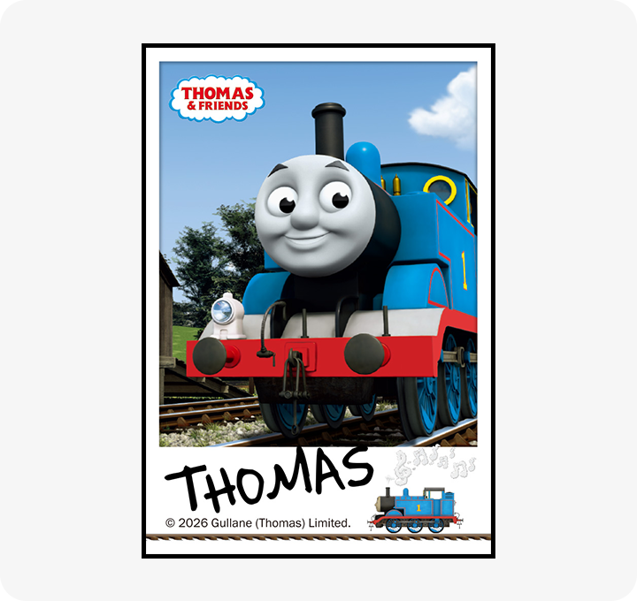 きかんしゃトーマス 映画公開記念、キラキラシールをあつめよう！